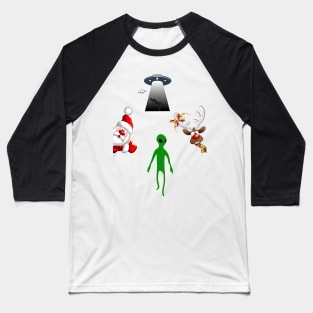 christmas with alien Baseball T-Shirt